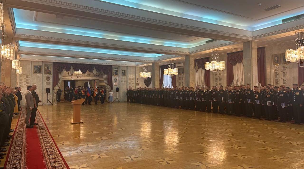 Участников программы «Время героев» посвятили в слушатели Военной академии Генштаба