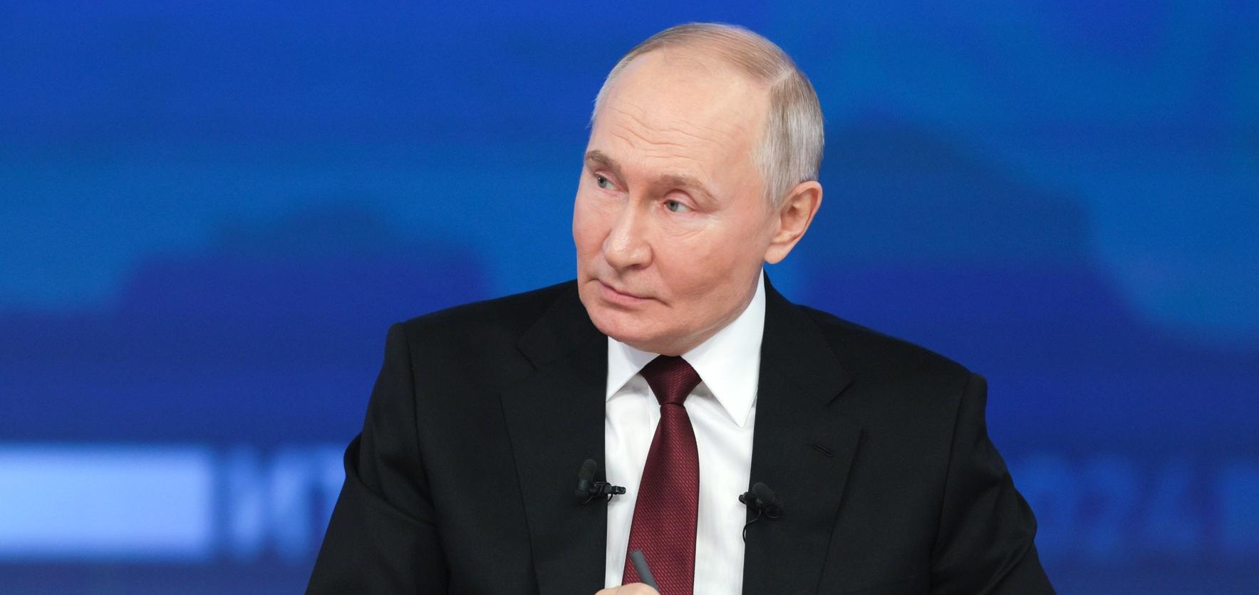 Прямая линия Путина планируется в декабре