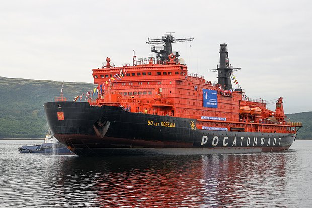 Участники программы «Время героев» продолжили обучение на атомном ледоколе «50 лет Победы»